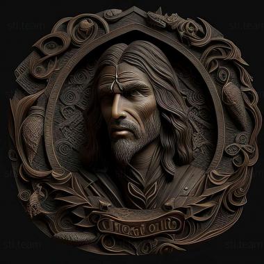 3D model The Lord of the Rings Aragorns Quegame (STL)